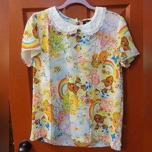 Care Bears blouse Iron Fist size Large